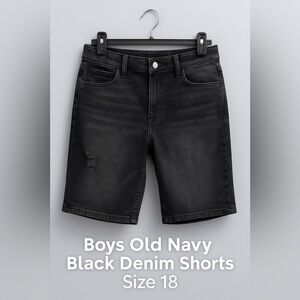 Old Navy Charcoal Denim Shorts